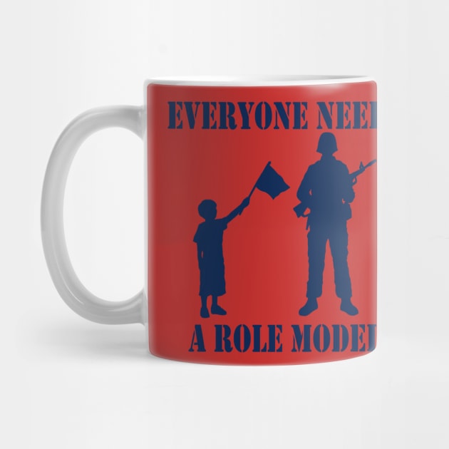 Everyone Needs A Role Model (navy) by Pixhunter